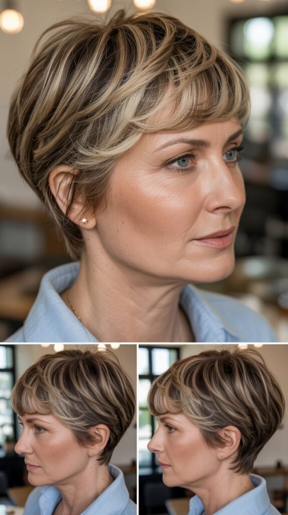 Asymmetrical Bob with Long Side Bangs