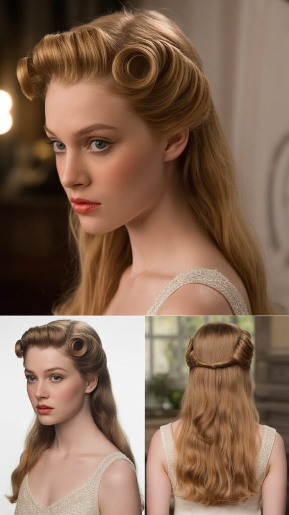 Temple-Framing Tendrils With Straight Body