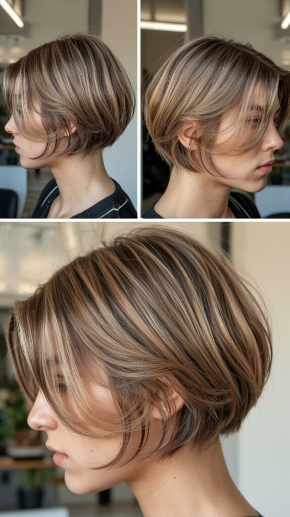  Razor-Cut Bob for Fine Hair