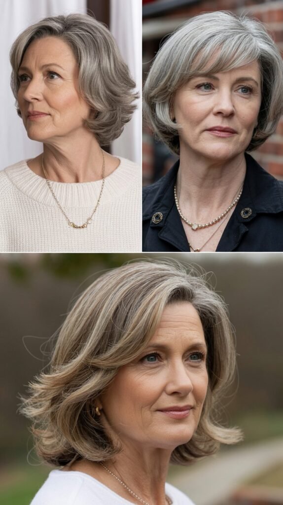  Ear-Length Cut with Side Sweep