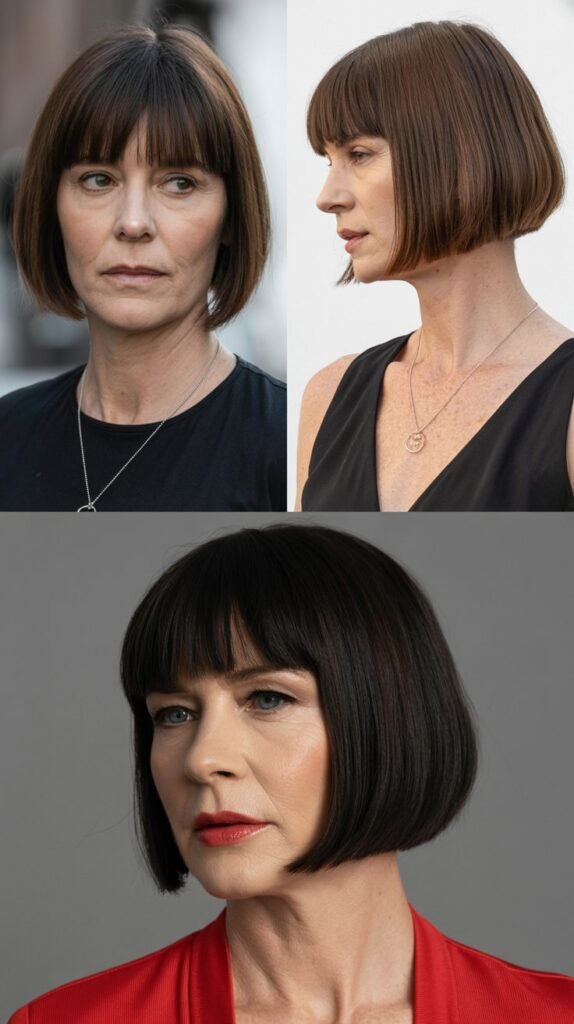 Blunt Bob with Micro Bangs