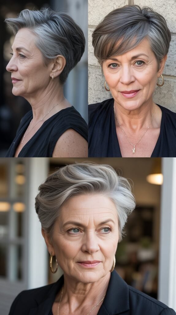 29. The Swept-Back Pixie with Undercut Detail