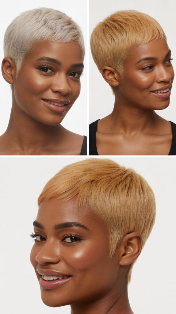 3. Blonde Pixie Cut