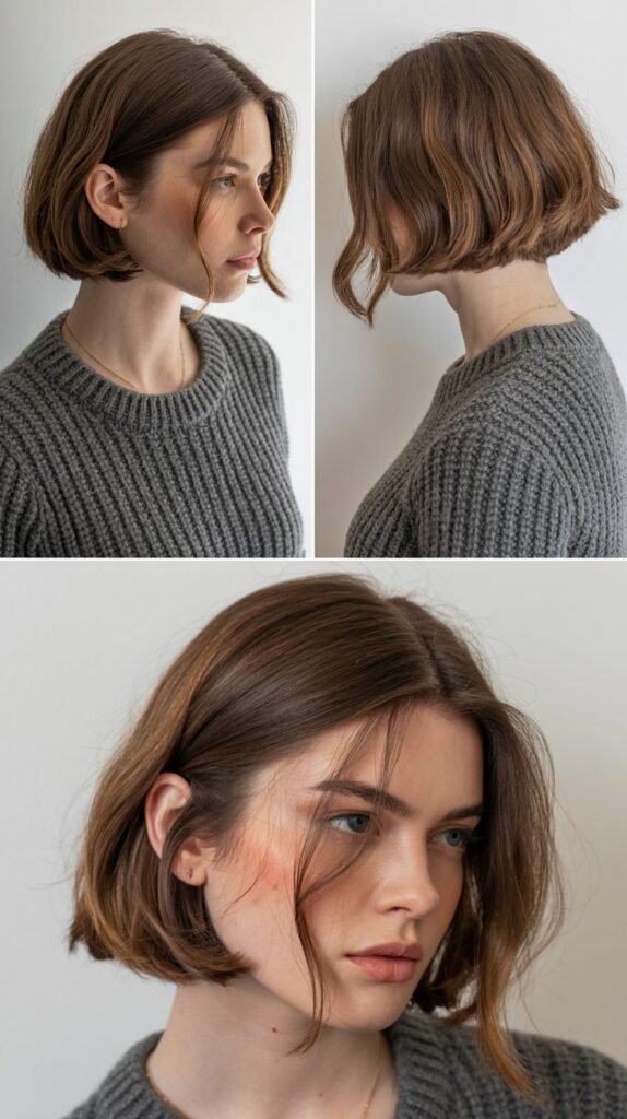 Chin-Length Bob with Root Lift