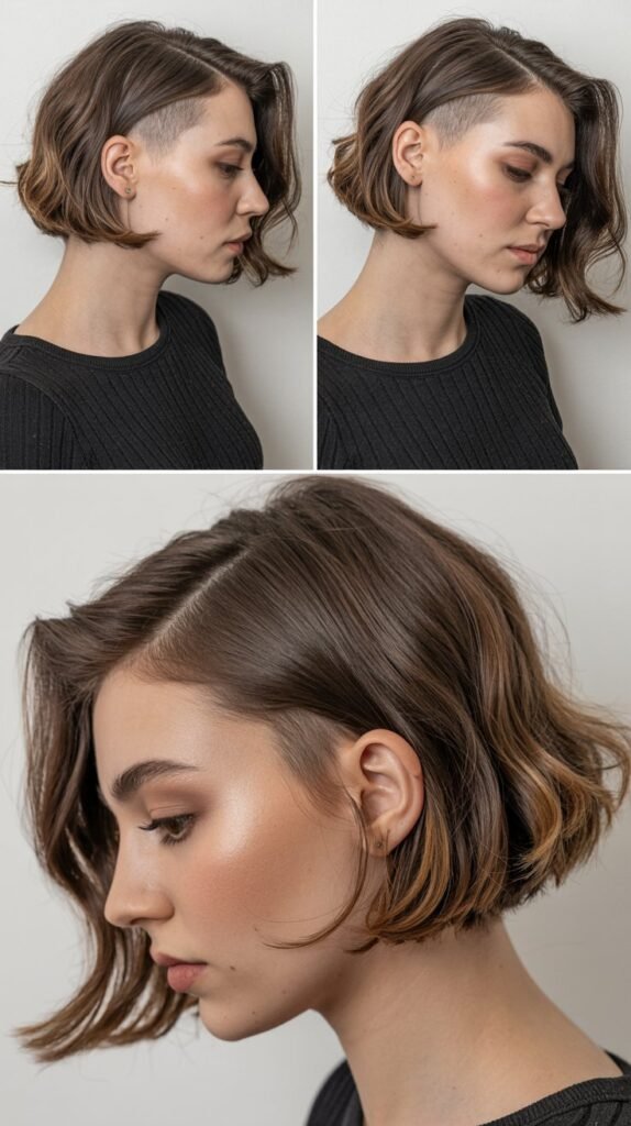 Chin-Length Bob with Undercut