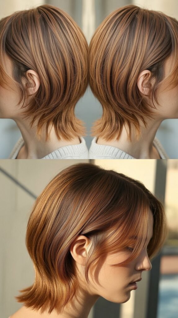 Razor-Cut Front Layers With Smooth Straight Back