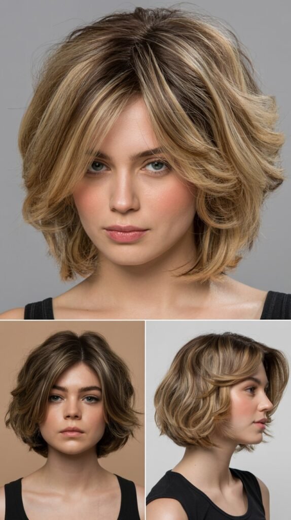  Voluminous Teased Bob