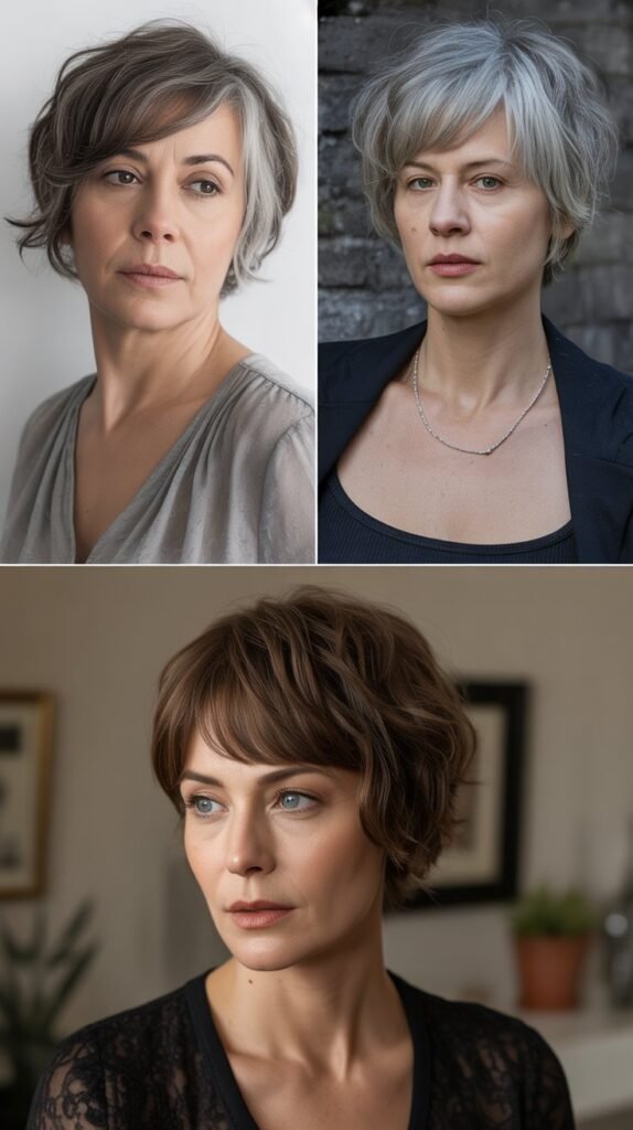 Disconnected Bangs with Pixie Bob