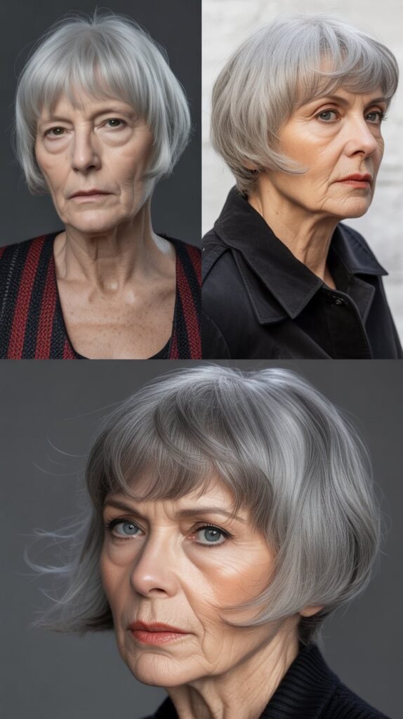 23. Precision Cut Bob with Micro Bangs