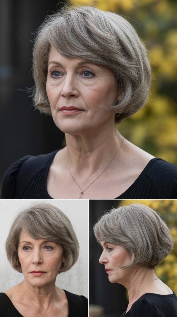 15. Chin-Length Bob with Slight A-Line