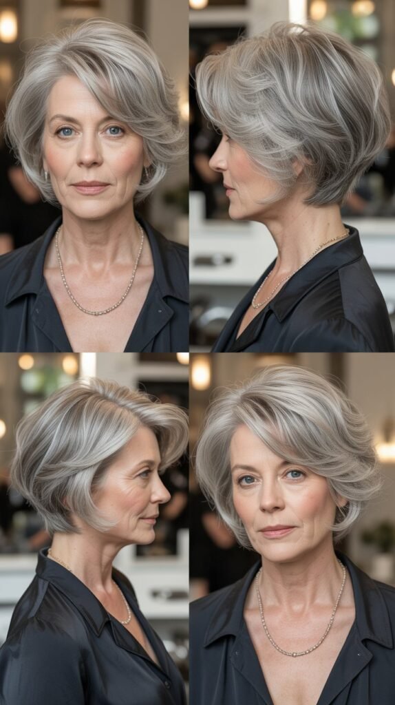 . Angled Lob with Graduated Layers