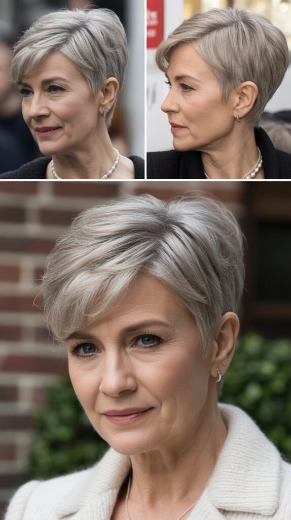 20. Pixie with Side Part