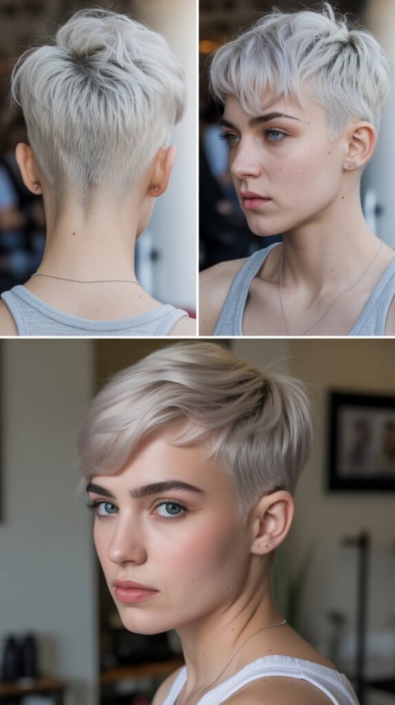 Undercut Pixie With Baby Bangs
