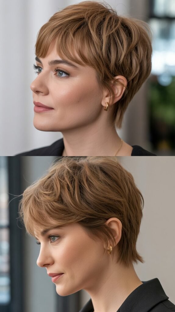 Choppy Pixie With Wispy Bangs