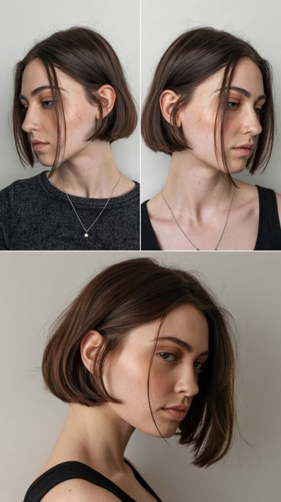 Asymmetrical Bob for Fine Hair