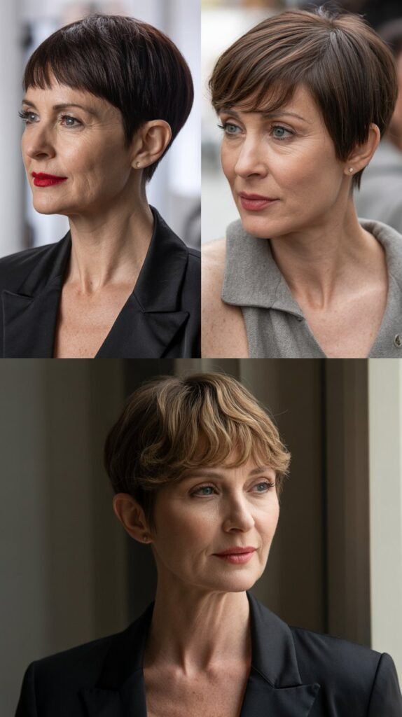  Sleek Pixie with Baby Bangs