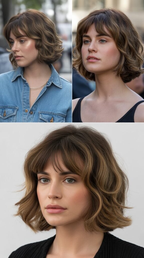 38. Face-Framing Layers With Bottleneck Bangs