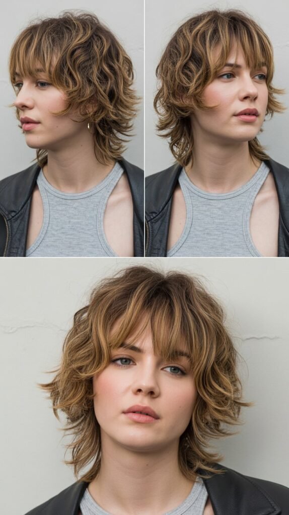 20. Tousled Layers With Textured Fringe