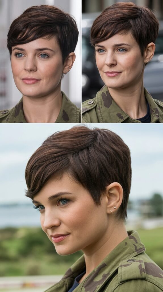 18. Military-Inspired Buzz Pixie