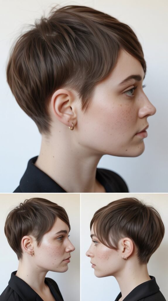 Pixie with Tapered Sideburns
