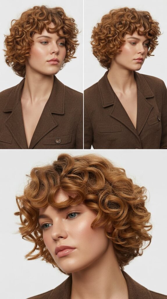 Spiral Curls Bob