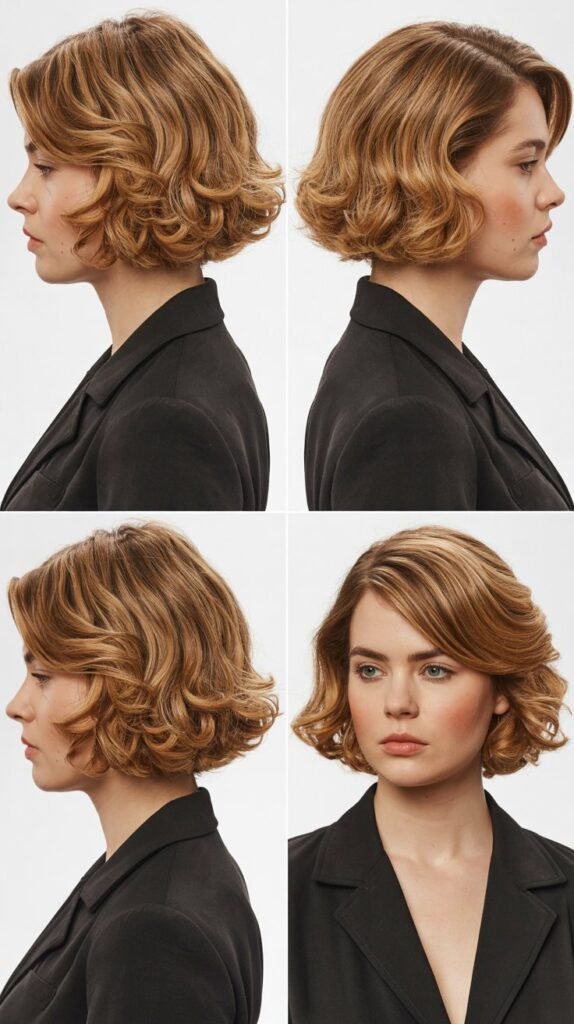 Voluminous Blow-Dried Bob