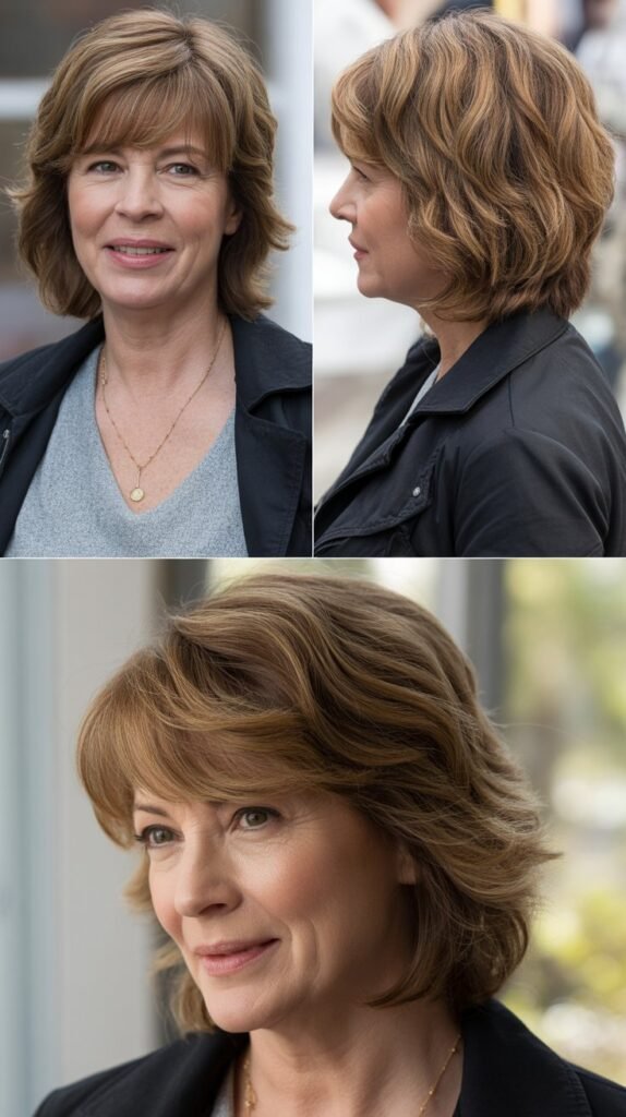 Midi Cut with Bottleneck Bangs