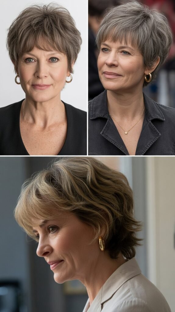  Baby Bangs with Textured Crop