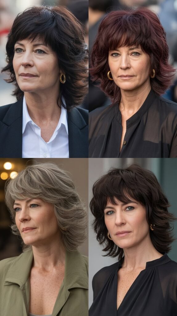 Layered Midi with Thick Fringe