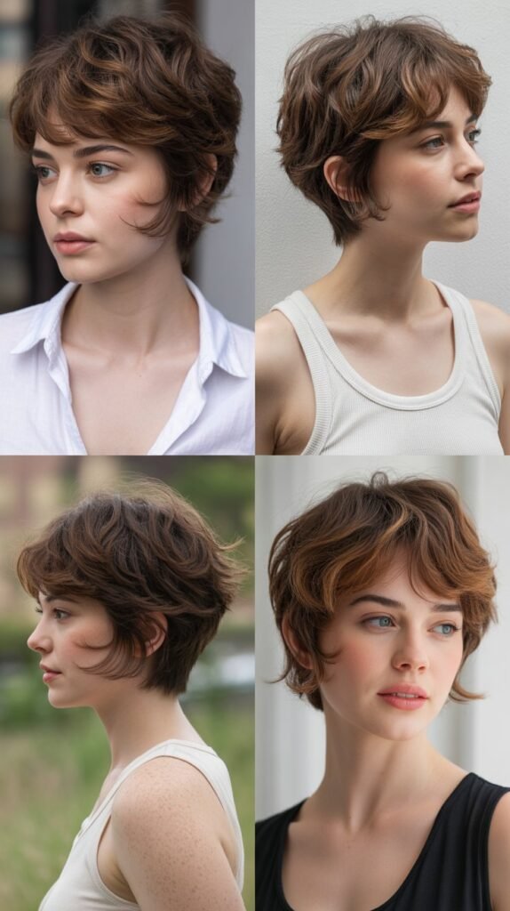 10. Feathered Pixie Cut