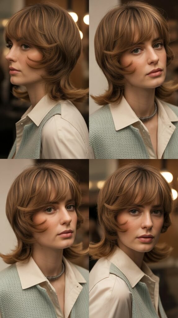 Feathered Bangs with Feathered Cut