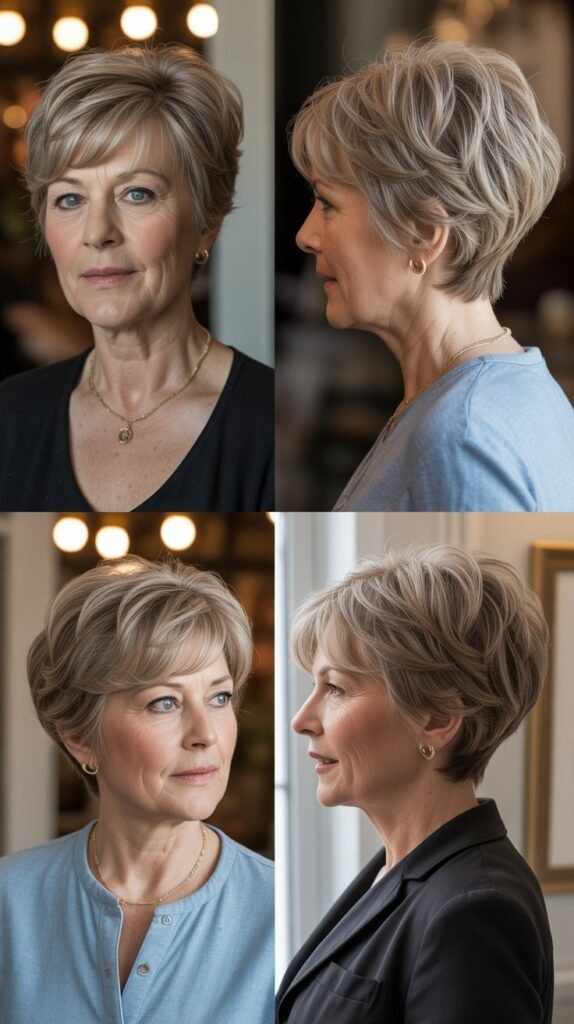 6. Layered Pixie Bob