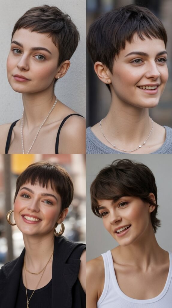 31. Pixie with Baby Bangs