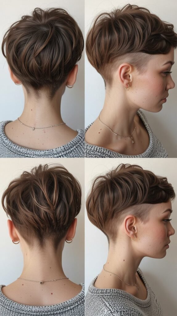 11. Pixie Cut with Nape Undercut