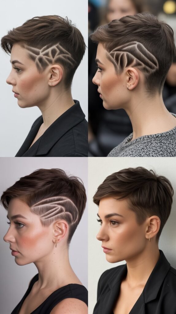 15. Pixie with Side Shave Design
