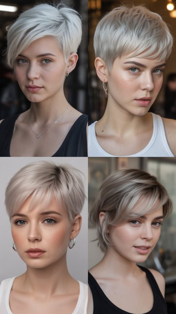 6. Silver/Platinum Pixie