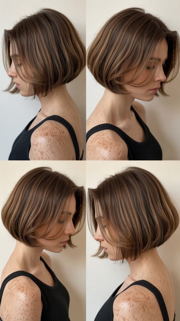  Soft A-Line Bob for Fine Hair