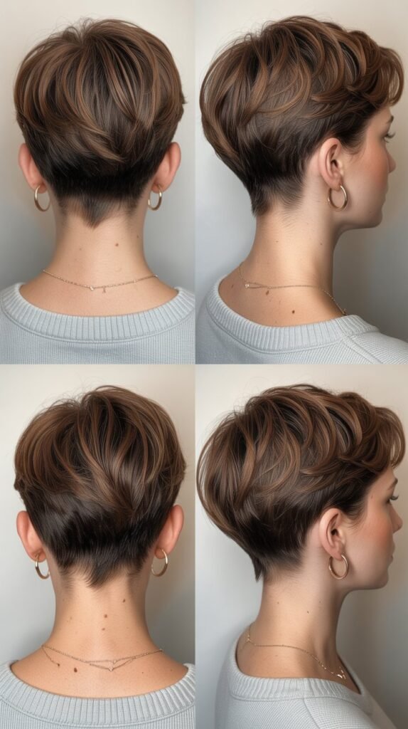 Tapered Layers at the Nape