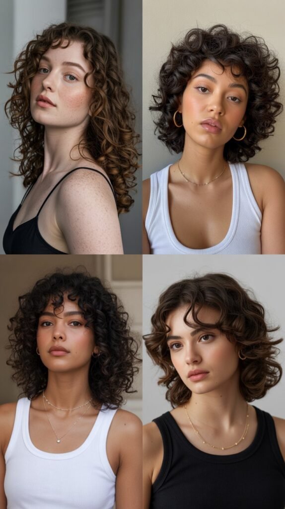 Curly Medium Hair Options