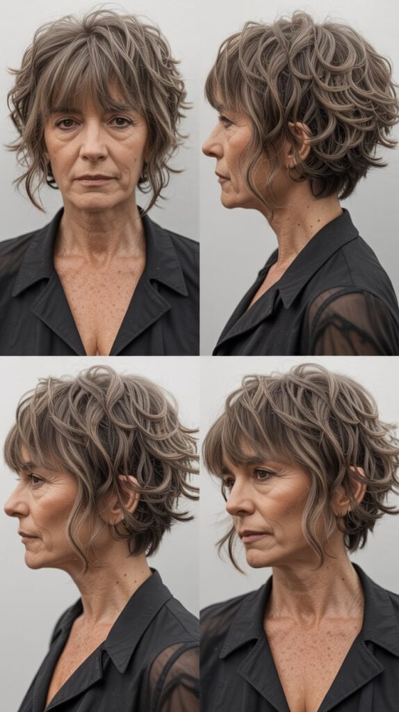  Shattered Layered Bob with Textured Fringe