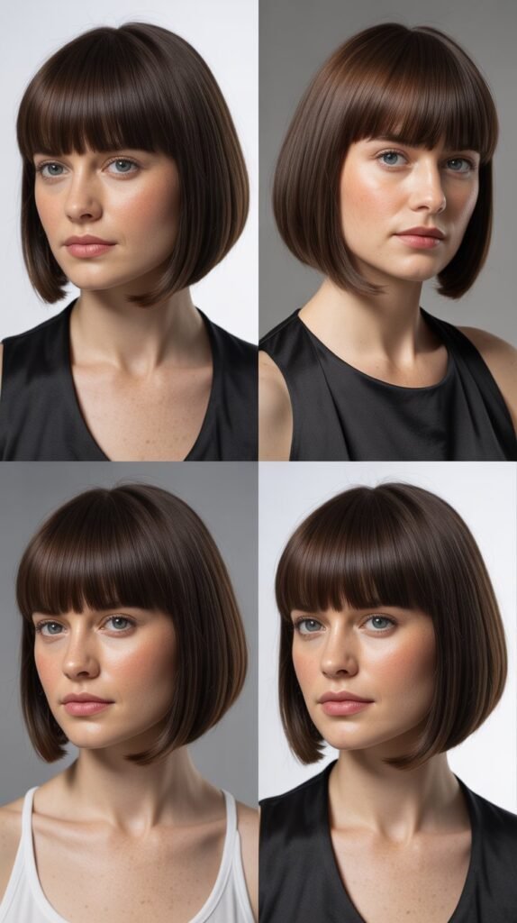 Graduated Bob with Full Fringe
