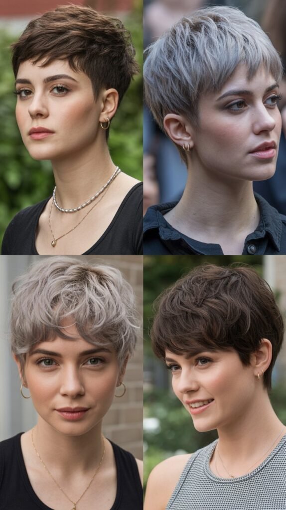 24. Textured Crop Pixie