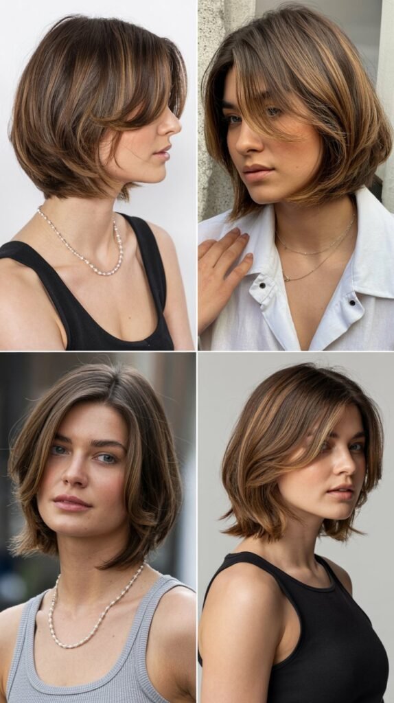 Layered Bob with Movement