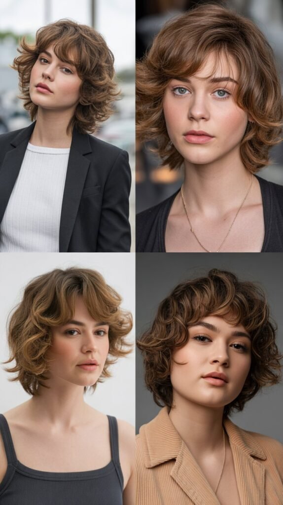 14. Feathered Medium Cuts