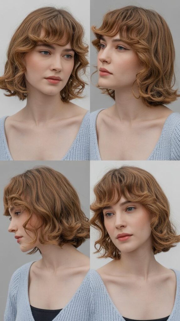 25. Soft Waves With Wispy Bangs