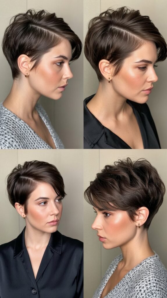 27. Pixie Cut with Volume at Crown