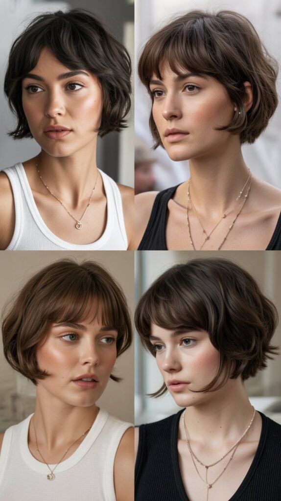 13. Pixie Bob With Curtain Bangs