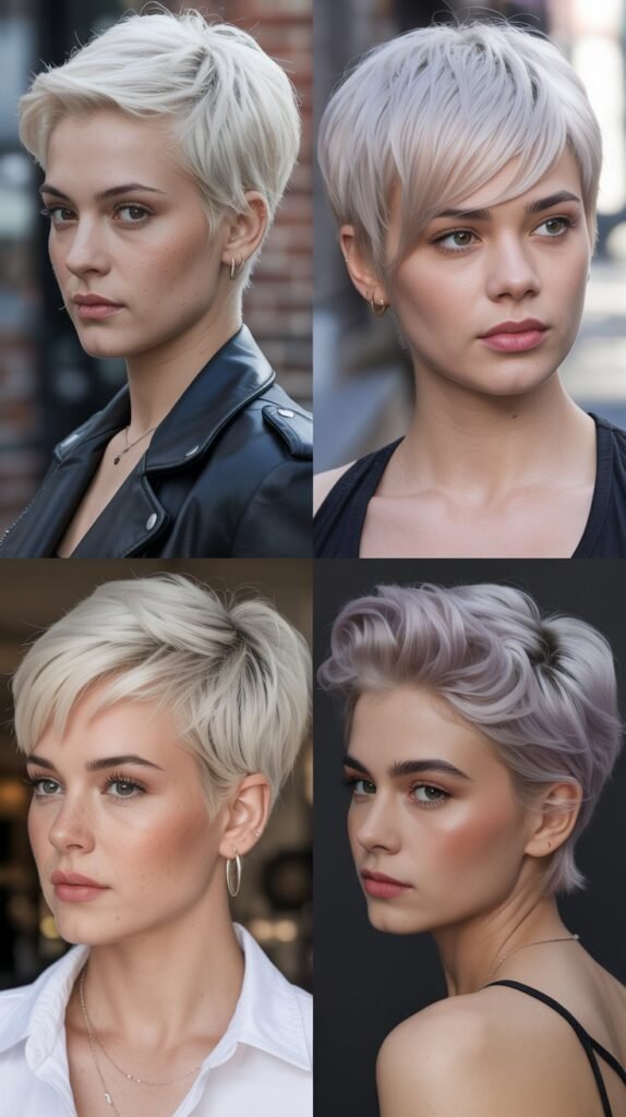 13. Platinum Blonde Pixie