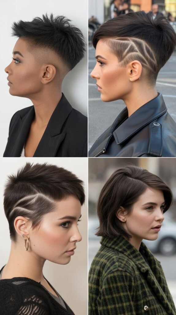 27. The Side-Shaved Pixie