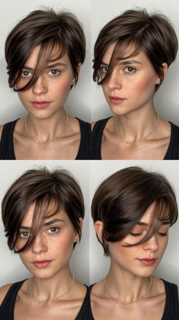 8. Side-Swept Pixie
